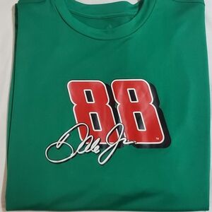 Adidas Green Tee with 88 Dale Jr Logo And Adidas Logo On Sleeve. Sz 2XL